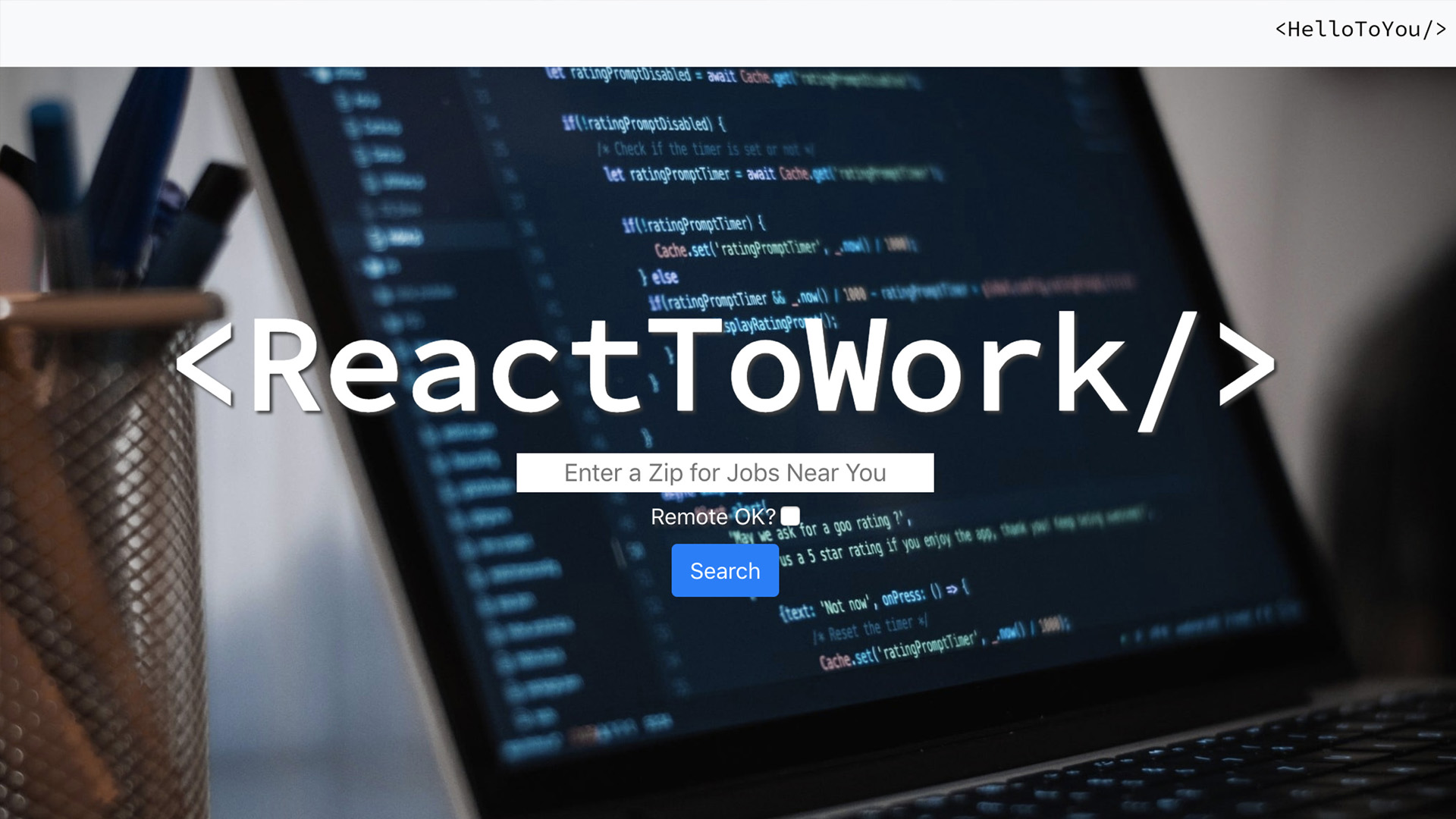 ReactToWork job board